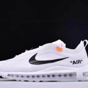 Ofw X Air Max 97 The Ten White Cone Ice Blue Aj4585-100