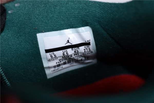 Air Jordan 4 Gorge Green Varsity Red Aq3816-063