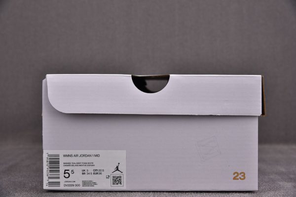 Air Jordan 1 Mid Washed Teal Dv2229-300