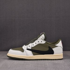 Kids Air Jordan 1 Retro Low OG SP Travis Scott Medium Olive DO5442-200