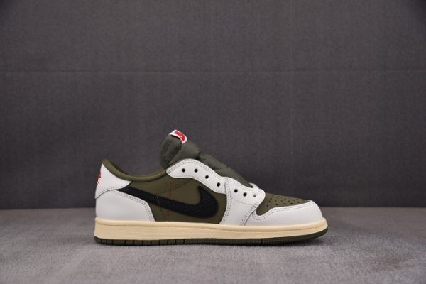 Kids Air Jordan 1 Retro Low OG SP Travis Scott Medium Olive DO5442-200