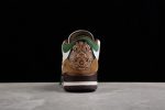 Air Jordan 3 Retro Se White Dark Brown Green Shoes 398614-500