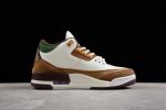 Air Jordan 3 Retro Se White Dark Brown Green Shoes 398614-500