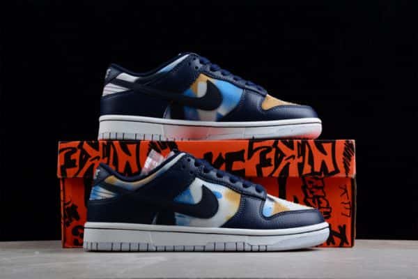 Nike Dunk Low Graffiti Navy Dm0108-400