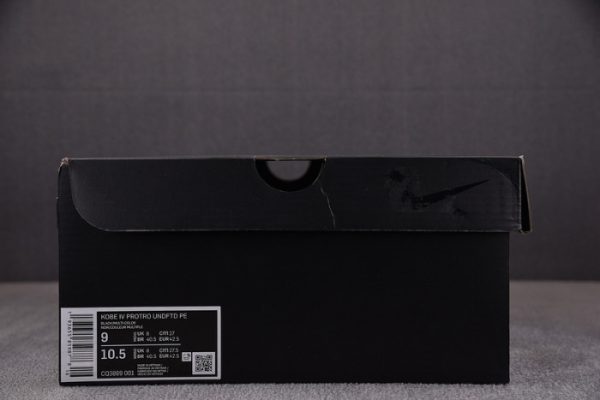 Nike Kobe 4 Protro Undefeated Black Mamba Cq3869-001