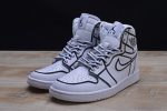 Nike Air Jordan 1 Retro ¡°Comic 3d Pencil¡± White Hand-Painted Mens Aa4724-110