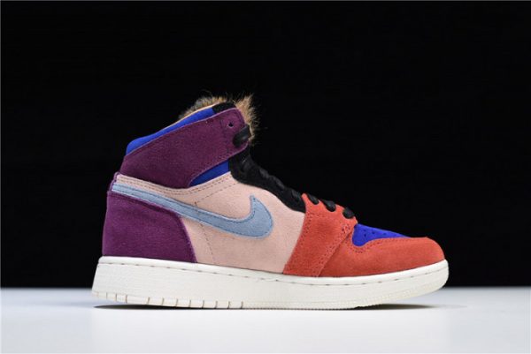 Aleali May Air Jordan 1 Viotech Fur Tongues Bv2613-600