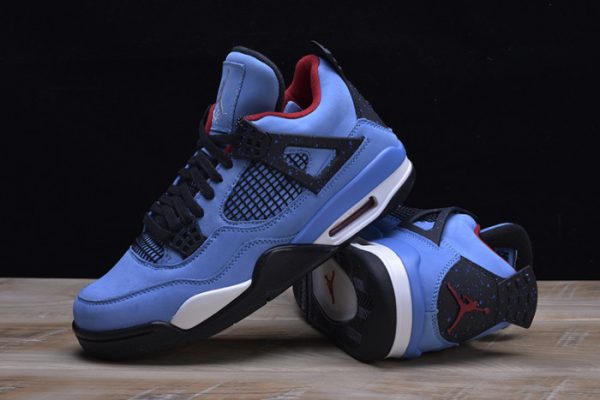 Travis Scott X Air Jordan 4 ¡°Houston Oilers¡± University Blue 308497-406