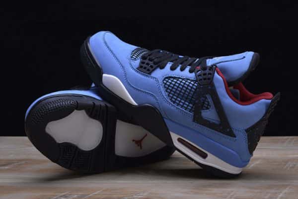 Travis Scott X Air Jordan 4 ¡°Houston Oilers¡± University Blue 308497-406