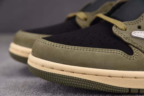 Travis Scott X Air Jordan 1 Low Og ¡°Black Olive¡± Dm7866-002