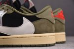Travis Scott X Air Jordan 1 Low Og ¡°Black Olive¡± Dm7866-002