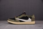 Travis Scott X Air Jordan 1 Low Og ¡°Black Olive¡± Dm7866-002