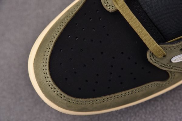 Travis Scott X Air Jordan 1 Low Og ¡°Black Olive¡± Dm7866-002