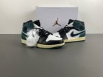 Air Jordan 1 Mid Se Oxidized Green Fq7818-100