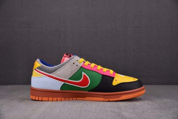 Nike Dunk Low "What The S*Per Mario" Custom Dh0952-101