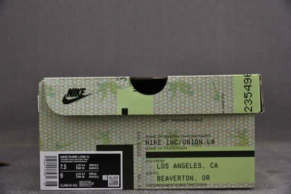 Nike Dunk Low Union Passport Pack Pistachio Dj9649-401