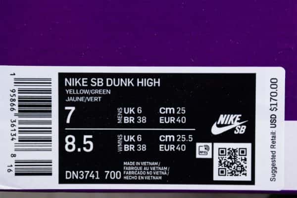 S*P*E X Nike Sb Dunk High By Any Means Dn3741-700