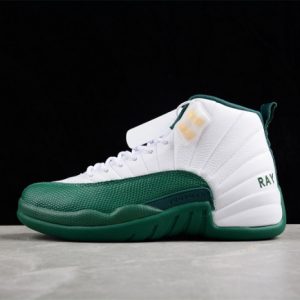 Air Jordan 12 White And Green 136001-063