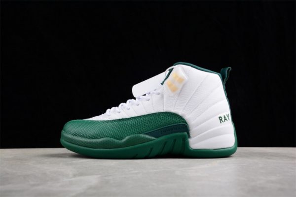Air Jordan 12 White And Green 136001-063