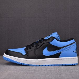Air Jordan 1 Low Black University Blue 553558-041