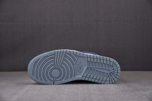 Air Jordan 1 Mid Womens Blue Bq6472-140