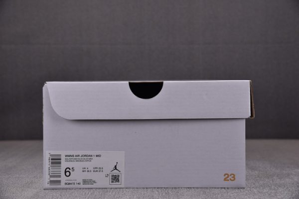 Air Jordan 1 Mid Womens Blue Bq6472-140