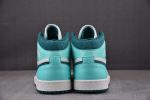 Air Jordan 1 Mid Chenille Bleached Turquoise Dz3745-300