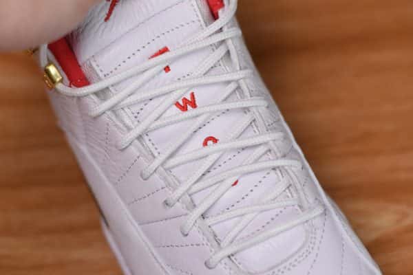 Air Jordan 12 Fiba White University Red 130690-107
