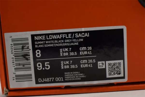 Undercover X Sacai X Nike Ldv Waffle ¡°Bright Citron¡± Dj4877-001