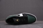 Air Jordan 1 Low Green Toe 553558-371