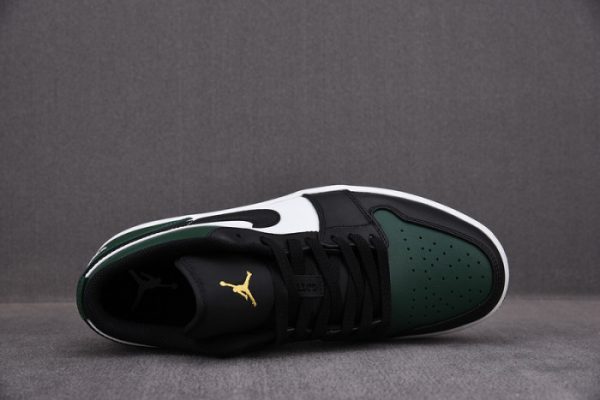 Air Jordan 1 Low Green Toe 553558-371