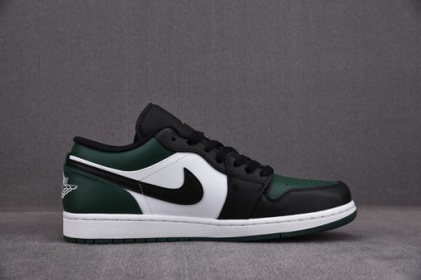 Air Jordan 1 Low Green Toe 553558-371