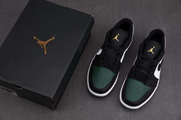 Air Jordan 1 Low Green Toe 553558-371
