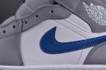 Air Jordan 1 Mid True Blue Cement Dq8423-014
