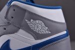 Air Jordan 1 Mid True Blue Cement Dq8423-014