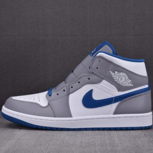 Air Jordan 1 Mid True Blue Cement Dq8423-014