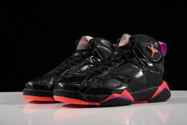 Air Jordan 7 Retro Black Patent Leather 313358-006