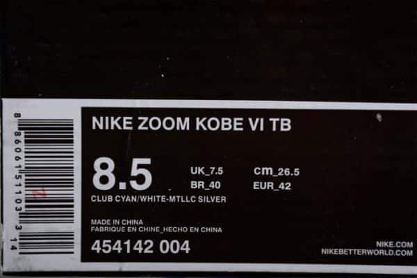 Nike Zoom Kobe 6 Tb Dark Blue 454142-400