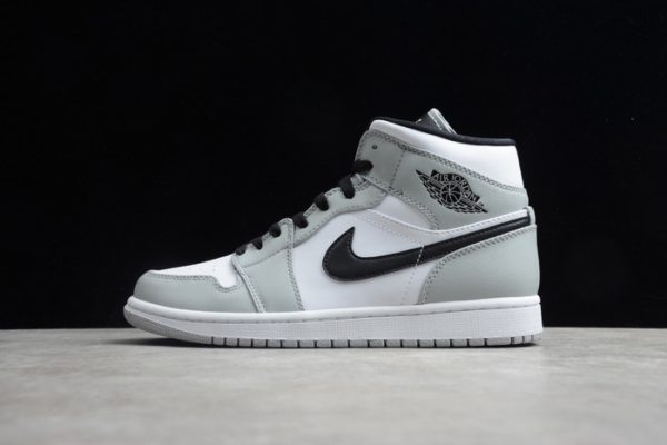 Air Jordan 1 Mid Light Smoke Grey 554724-092