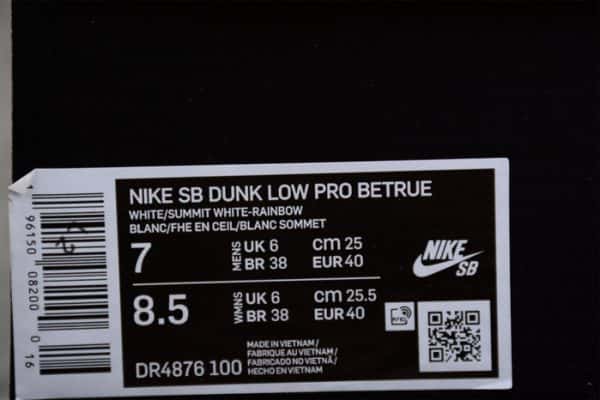 Nike Sb Dunk Low Pro Be True Dr4876-100