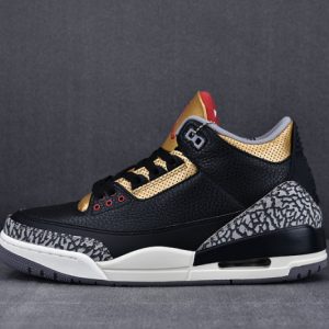Air Jordan 3 Black Gold Wmns Ck9246-067
