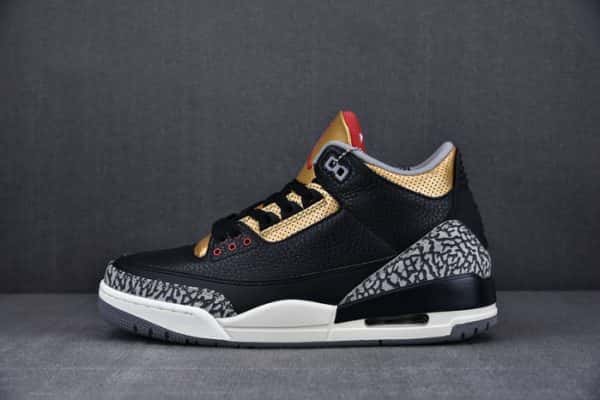 Air Jordan 3 Black Gold Wmns Ck9246-067