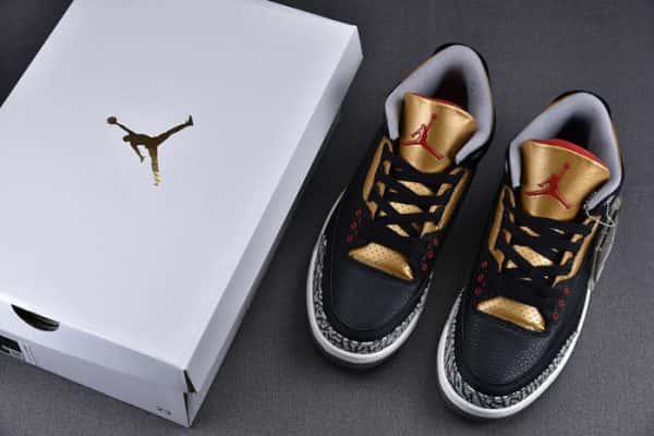 Air Jordan 3 Black Gold Wmns Ck9246-067