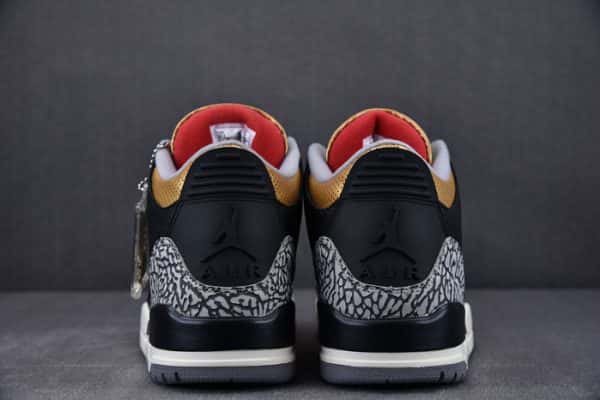 Air Jordan 3 Black Gold Wmns Ck9246-067