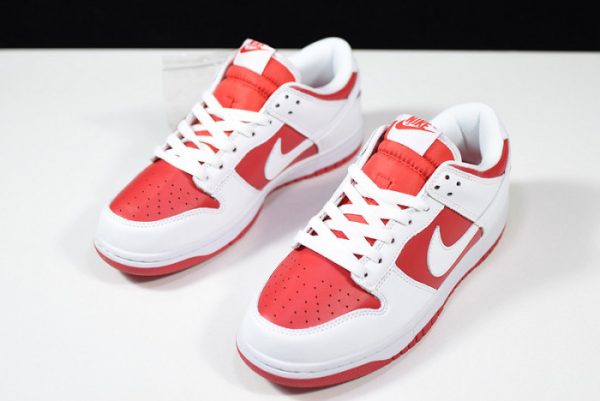 Dunk Low Gs ''White University Red'' Cw1590-600