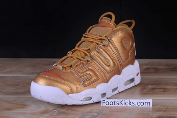 Nike Air More Uptempo "S*P*E" Metallic Gold/White 902290-700