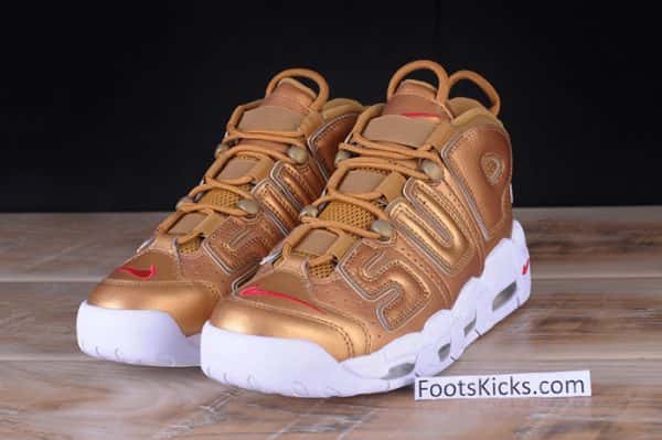 Nike Air More Uptempo "S*P*E" Metallic Gold/White 902290-700