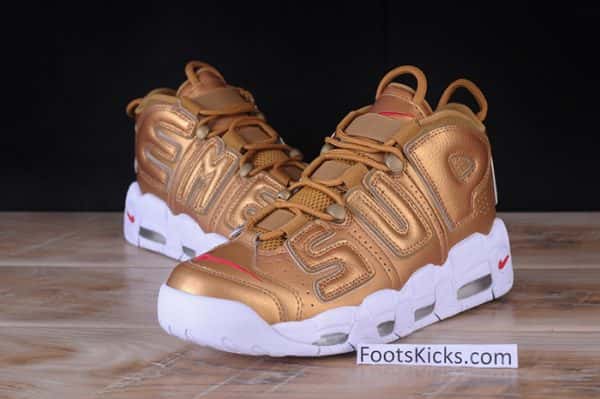 Nike Air More Uptempo "S*P*E" Metallic Gold/White 902290-700