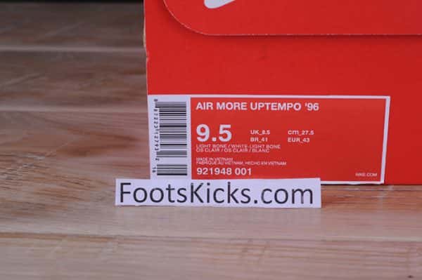 Nike Air More Uptempo ¡°Light Bone¡± White 921948-001