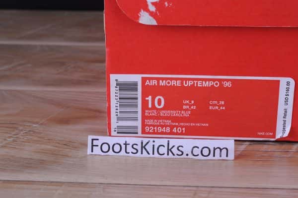 Nike Air More Uptempo ¡°University Blue¡± 921948-401